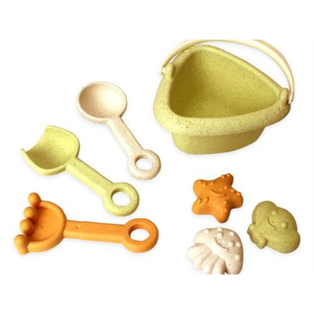 Strandspielzeug & Sandspielzeug aus nachhaltigem Weizenstroh 7 Teile