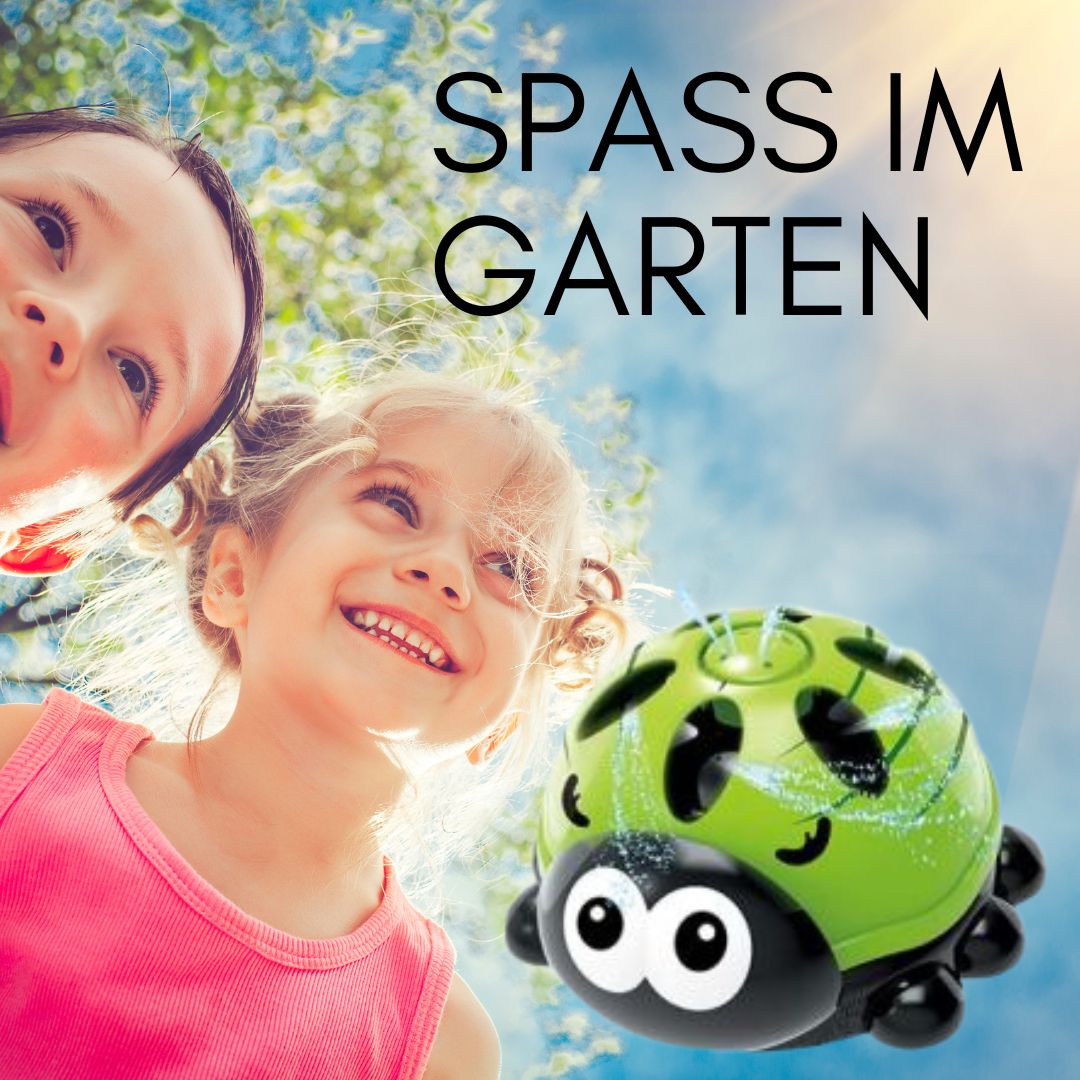 Marienkäfer-Sprinkler - Spaß und Abkühlung für Kinder im Garten!