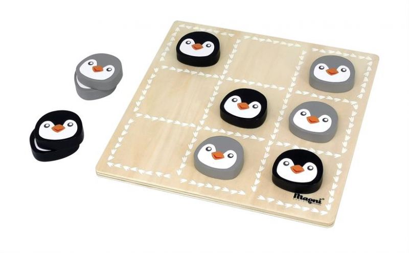 Ludo Spiel Pinguin zwei in eins - ein Gesellschaftsspiel als Brettspiel für die ganze Familie