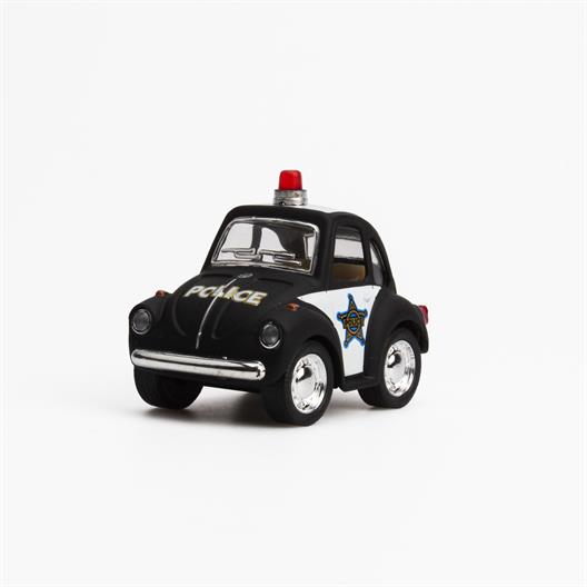 Polizei und Feuerwehr VW Käfer Aufziehauto